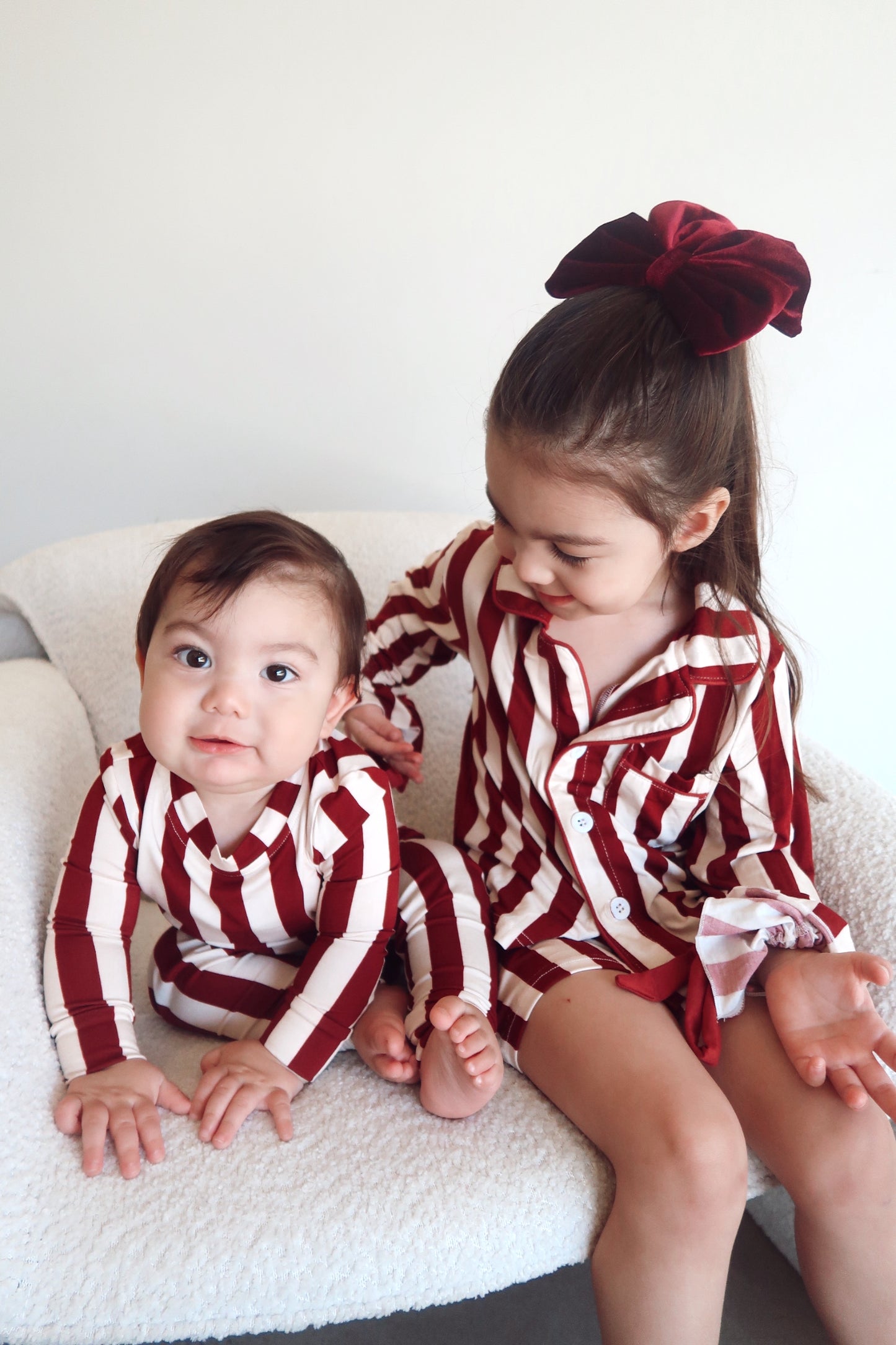 Baby Holiday Stripe Lounge Set