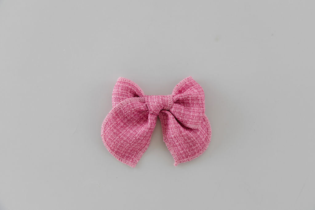Tweed Bow Clips