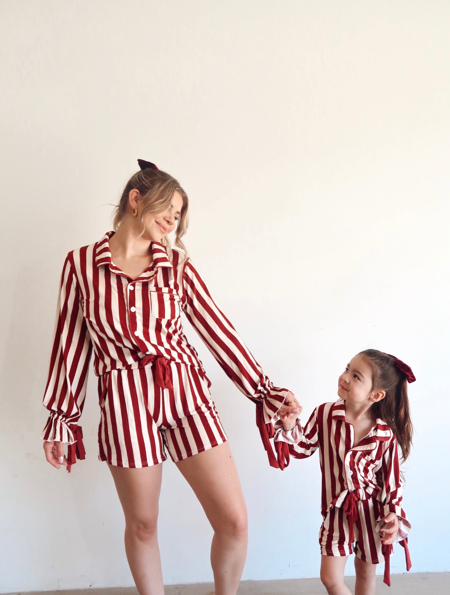 Children's Holiday Stripe Lounge Set