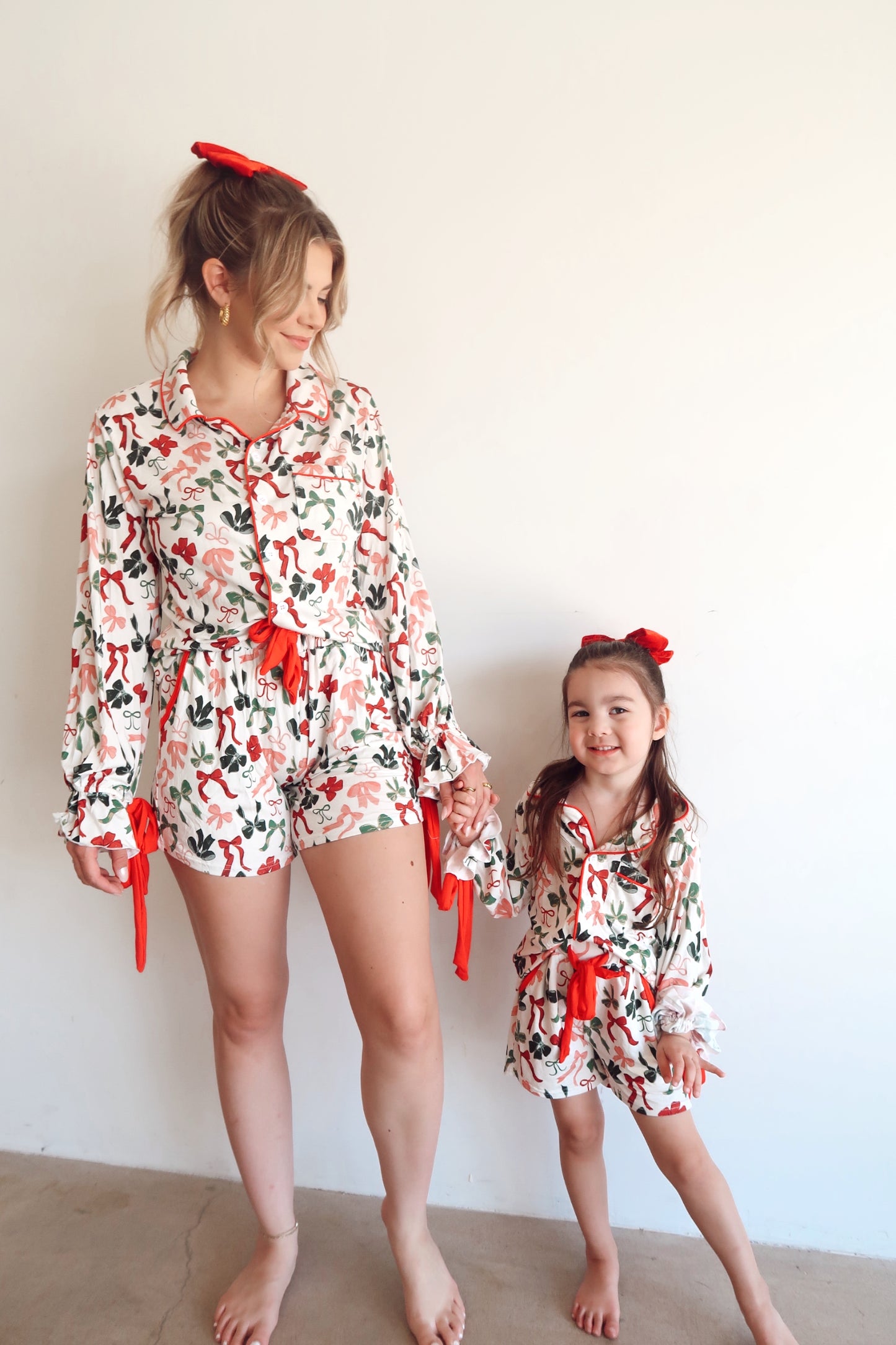 Women's Holiday Bow Lounge Set