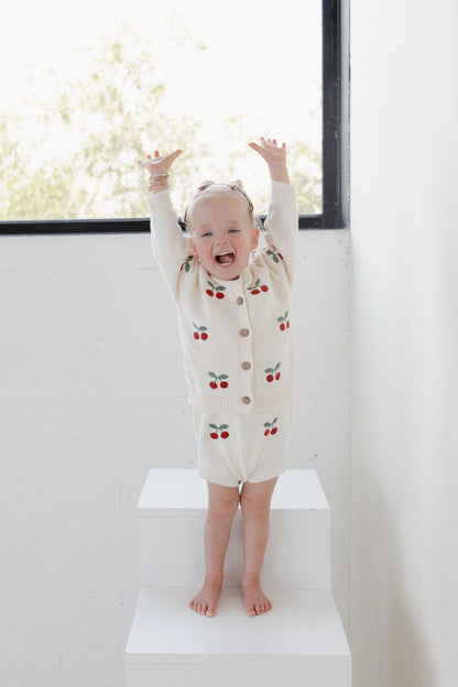 Cherry Jumper Set