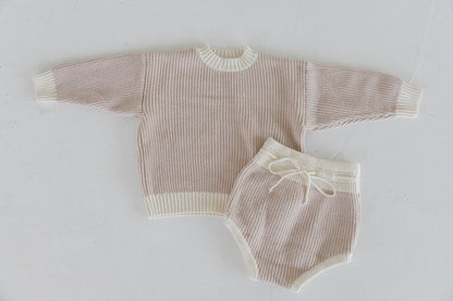 Neutral Sweater Set