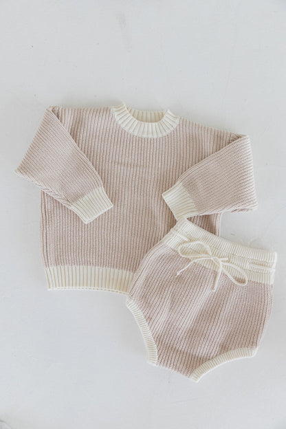 Neutral Sweater Set